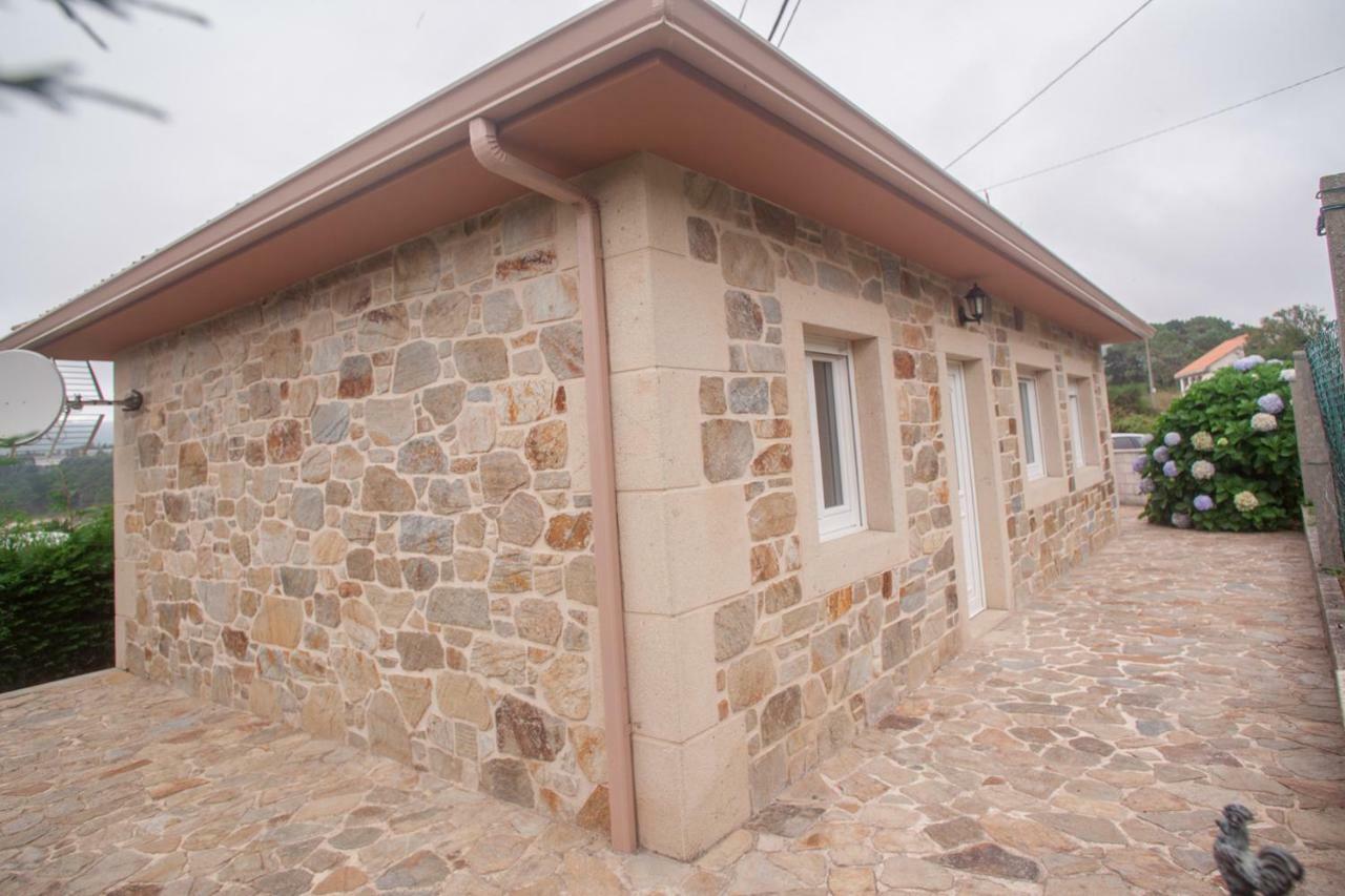Casa De Piedra Playa De Estorde Con Vistas Al Mar Villa Cee Exterior photo